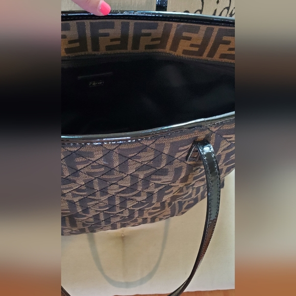 Fendi Zucca Quilted Handbag - Picture 5 of 14